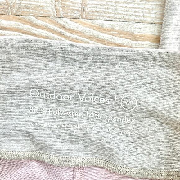 Outdoor Voices Springs Colorblock 7/8 Leggings |‎ Pastel/Heather Grey M - Picture 4 of 5